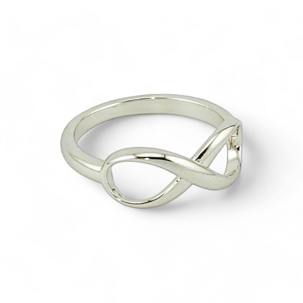 Sterling Silver 925 Infinity Ring - Picture 2 of 5